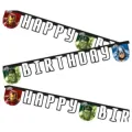 Banner: "Happy Birthday" - Avengers - 1,7m