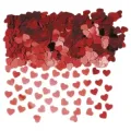 Konfetti: Hjerte - Flere farger - 14g - Rød