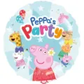Folieballong: "Peppa's Party" - Fargerik - 43cm