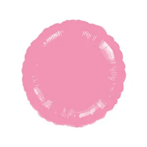 Folieballong: Sirkel - Flere farger (Metallic) - 43cm - Rosa (Metallic)
