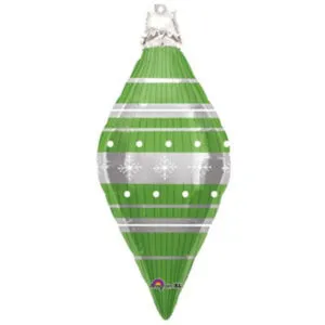 Folieballong: Julepynt - Grønn - 93cm