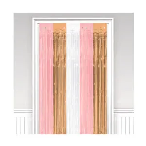 Backdrop: Frynset, 2,4x0,91m - Flere farger - Rosegull