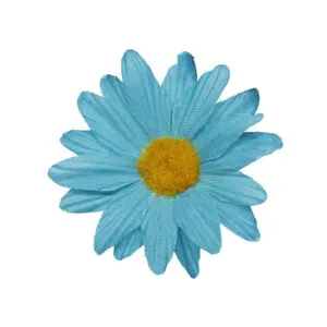 Konfetti (24stk): Blomster - Flere farger - Turkis