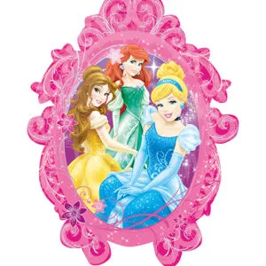 Folieballong: Disney Prinsesser - 63 x 78cm