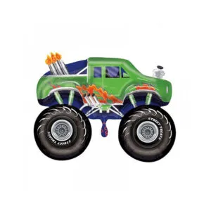 Folieballong: Monster Truck - 88 x 70cm