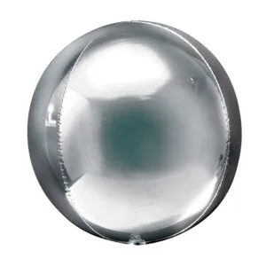 Orbz / Speilballong: Flere farger - 38 x 40cm - Sølv