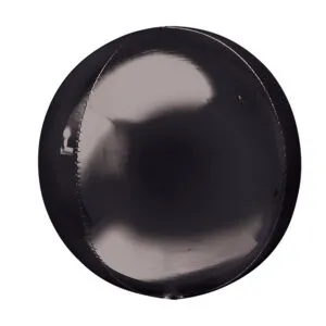Orbz / Speilballong: Flere farger - 38 x 40cm - Svart