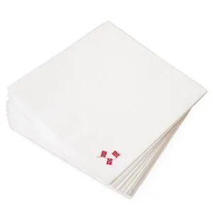 Servietter (20stk): Med Det Norske Flagget- 16.5cm
