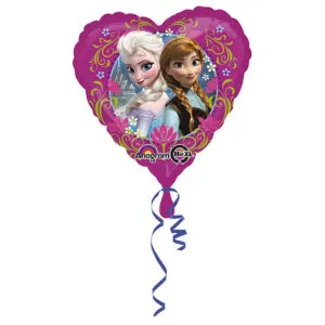Folieballong: Hjerte - Frozen - 43cm