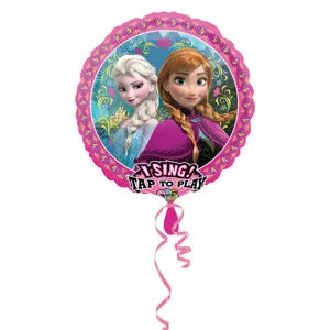 Syngende Folieballong / Folieballong med musikk: Frozen - 71 x 71cm
