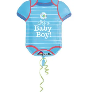 Folieballong: "It's a Baby Boy - Baby Body - 55 x 60cm