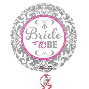 Folieballong: "Bride To Be" - 43cm