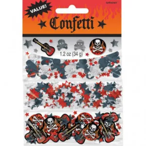 Konfetti (3pk): Hodeskaller & Gitar - 34g