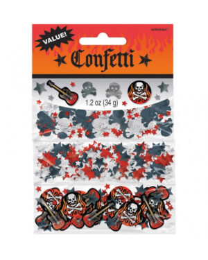 Konfetti (3pk): Hodeskaller & Gitar - 34g