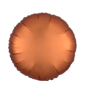 Folieballong: Sirkel - Flere farger (Matt) - 43cm - Amber (Matt)