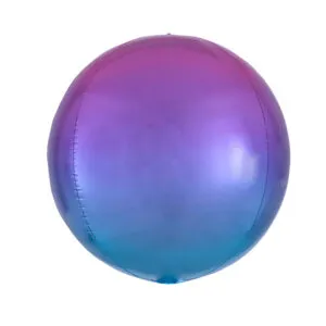Orbz / Speilballong: Flere farger (Ombre) - 38 x 40cm - Blå (Ombre)