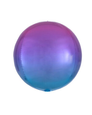 Orbz / Speilballong: Flere farger (Ombre) - 38 x 40cm - Blå (Ombre)