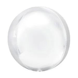 Orbz / Speilballong: Flere farger - 38 x 40cm - Hvit
