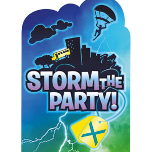 Invitasjonskort (8stk): Battle Royal - 16 x 11cm