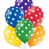 Lateksballong: Polka Dots / Prikker - 30cm - Flere farger - Per stk - Bilde 4