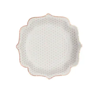 Tallerkener (10stk): Braketter - Flere farger - 21cm - Svart