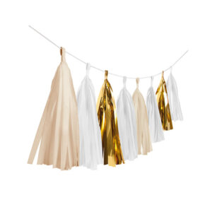 Girlander / Dusker: Gull & Beige - 3meter