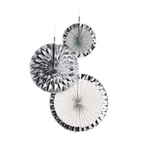 Vifter (3stk): Sølv - 18cm / 30cm / 38cm