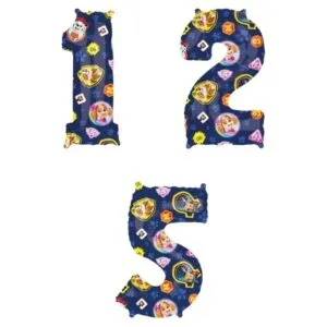 Folieballong / Tallballong: Ulike tall - Paw Patrol - 27 x 66cm