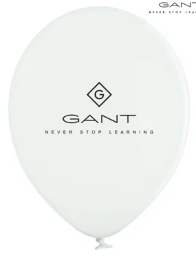 Hvit logoballong med Gant-trykk