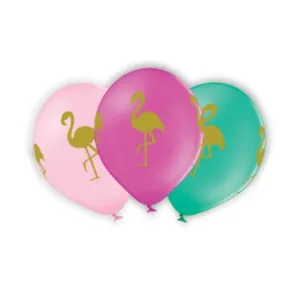 Lateksballong: Flamingo - Flere farger - 30cm - Per stk - Rosa