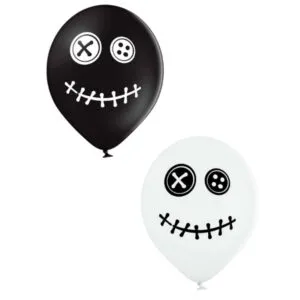 Lateksballong: Voodoo doll - Flere farger - 30cm - Per stk
