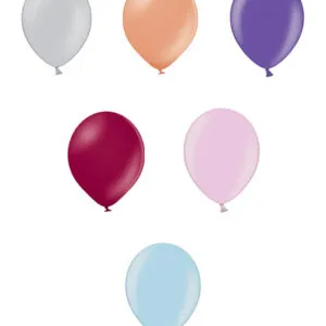 Lateksballonger (25stk): Metallic - Flere farger - 12cm