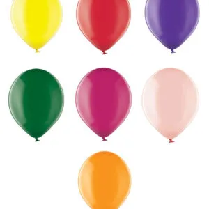 Lateksballonger (100stk): Crystal - Flere farger - 30cm