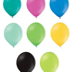 Lateksballonger (100stk): Metallic - Flere farger - 12cm