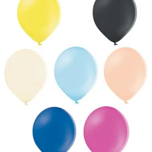 Lateksballonger (100stk): Metallic - Flere farger - 30cm