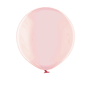 Lateksballong: Crystal - Flere farger - 60cm - Soap Red (Crystal)