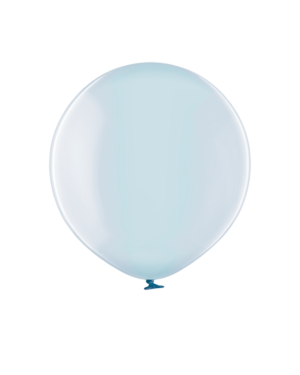 Lateksballong: Crystal - Flere farger - 60cm - Soap Blue (Crystal)