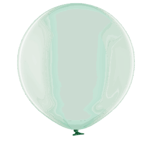 Lateksballong: Crystal - Flere farger - 60cm - Soap Green (Crystal)