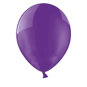 Lateksballonger (100stk): Crystal - Flere farger - 12cm - Quartz Purple (Crystal)