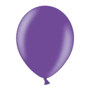 Lateksballonger (50stk): Metallic - Flere farger - 30cm - Purple (Metallic)