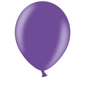 Lateksballonger (100stk): Metallic - Flere farger - 30cm - Purple (Metallic)