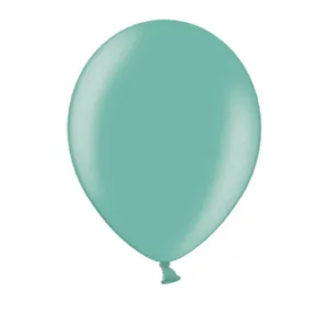 Lateksballonger (100stk): Metallic - Flere farger - 30cm - Green (Metallic)