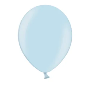 Lateksballonger (50stk): Metallic - Flere farger - 30cm - Light Blue (Metallic)