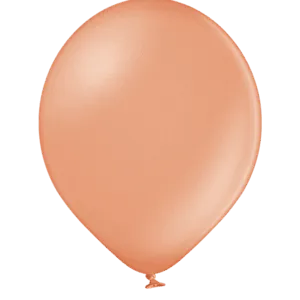 Lateksballonger (50stk): Metallic - Flere farger - 30cm - Rose Gold (Metallic)