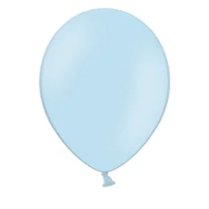 Lateksballonger (100stk): Pastel - Flere farger - 12cm - Sky Blue (Pastel)