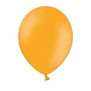 Lateksballonger (100stk): Pastel - Flere farger - 12cm - Orange (Pastel)