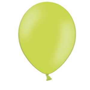 Lateksballonger (100stk): Pastel - Flere farger - 12cm - Apple Green (Pastel)