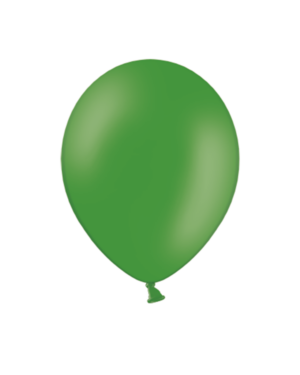 Lateksballonger (100stk): Pastel - Flere farger - 12cm - Leaf Green (Pastel)