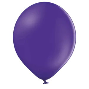 Lateksballonger (100stk): Pastel - Flere farger - 12cm - Royal Lilac (Pastel)