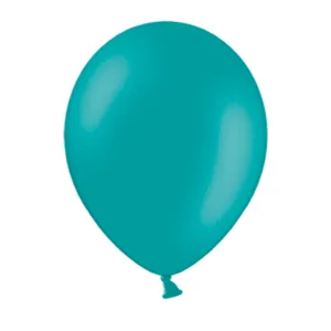 Lateksballonger (100stk): Pastel - Flere farger - 30cm - Turquoise (Pastel)